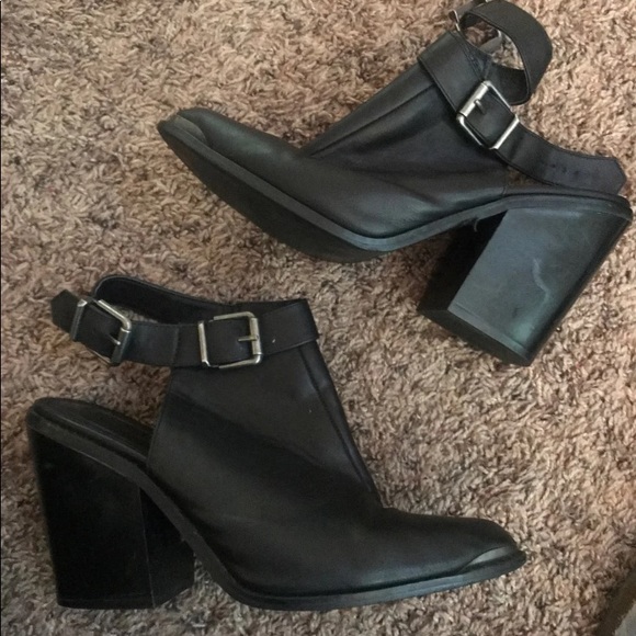 open heel boots